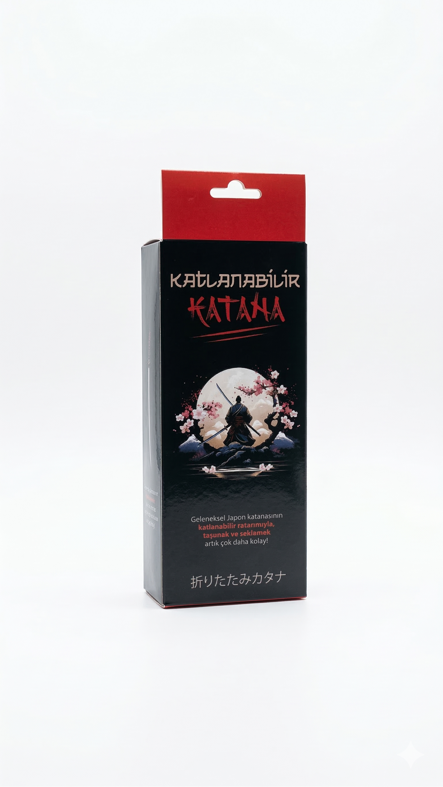 Siyah Katlanabilir Katana (10 Adet)