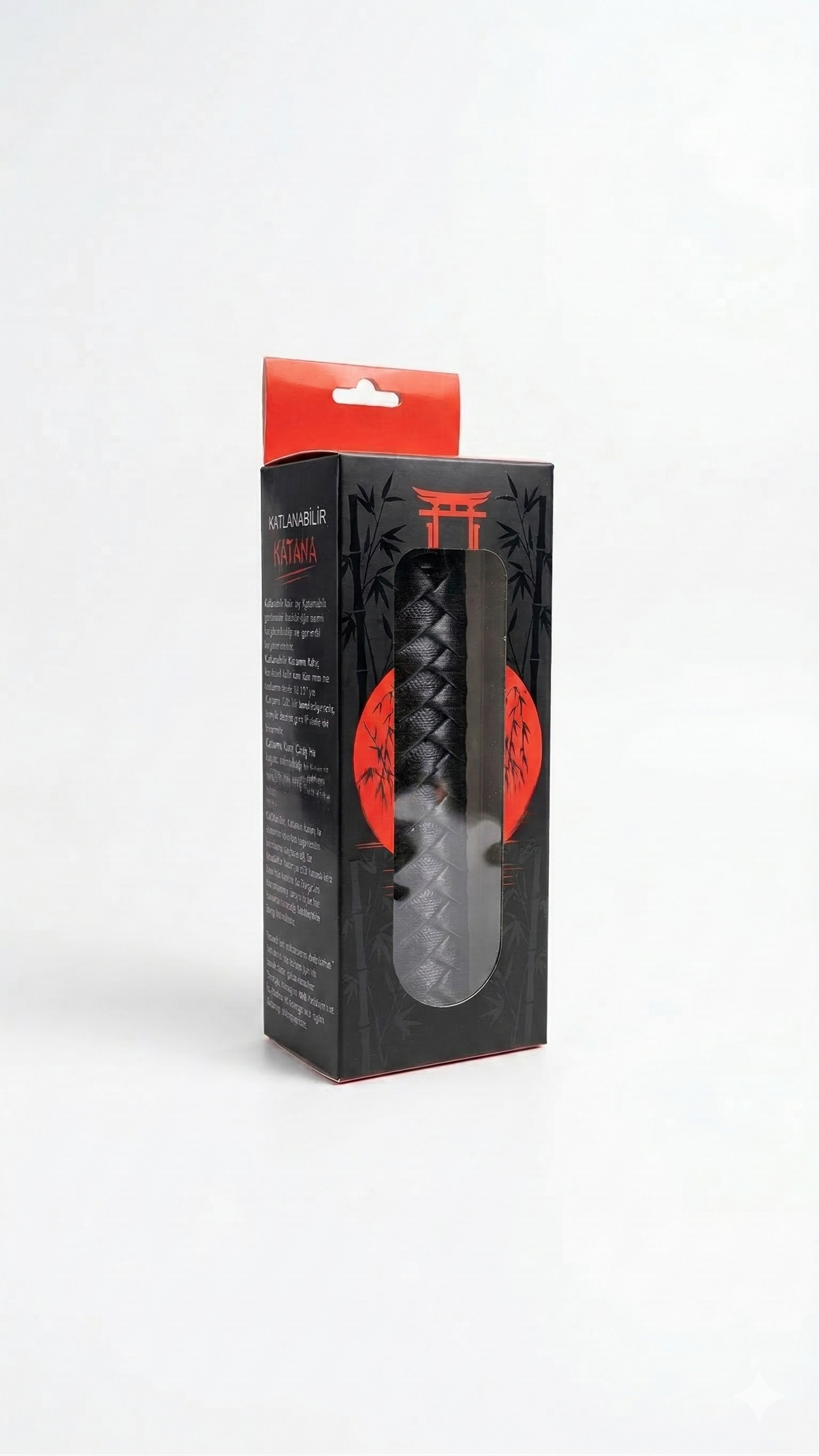 Siyah Katlanabilir Katana (10 Adet)